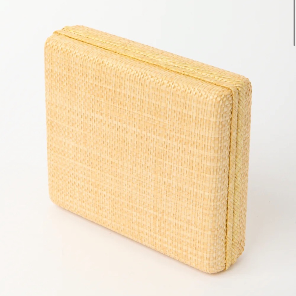 Toteme Raffia Box Clutch - Picture 3 of 10